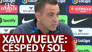 XAVI vuelve a HABLAR del SOL, del CÉSPED y del ESPECTÁCULO | BARCELONA - ATLÉTICO | AS