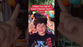 THINGS YOU SEE AT EVERY HISPANIC PARTY!🥳🇲🇽🪅 #youtubepartner