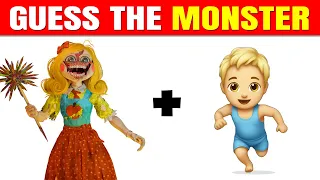 Guess The Monsters By Emoji & Voice| Poppy Playtime Chapter 4| Baby Delight, Catnap, Dogday