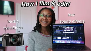 How I film & edit my YouTube videos! | Canon G7x mark ii + Final Cut Pro