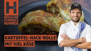 Schnelles Kartoffel-Hack-Rolle mit viel Käse Rezept von Steffen Henssler