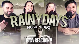 V of BTS "Rainy Days MV" Reaction - Tae’s creativity is on another level 😮🔥 | Couples React