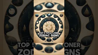 Top 5 TOTAL LONER Zodiac Signs! #zodiacsigns #zodiac #astrologysign #astrology #astro