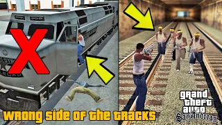 GTA SAN ANDREAS TREN GÖREVİNDE TREN OLMAZSA NE OLUR ? ÇOK ŞAŞIRACAKSINIZ