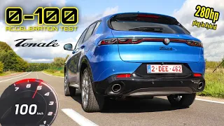 2023 Alfa Romeo Tonale Speciale (280hp) | 0-100 Acceleration TEST & Sound CHECK!