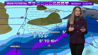 Late evening weather forecast 1-20-18