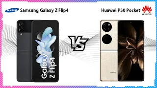 SAMSUNG GALAXY Z FLIP4 VS HUAWEI P50 POCKET