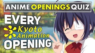 ANIME OPENINGS QUIZ: Every KYOTO ANIMATION Opening! (1991–2023)