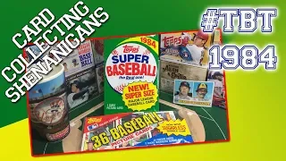 #TBT - 1984 Topps Super Baseball Card + rack pack