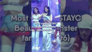 Most Viewed STAYC Beautiful Monster fancams #stayc #mostviewed #fancam #kpop #youtubeshorts #shorts