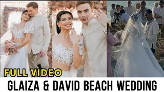 FULL VIDEO: GLAIZA DE CASTRO AND DAVID RAINEY BEACH WEDDING