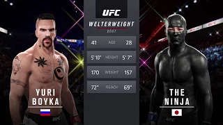 Boyka vs. Ninja (EA sports UFC 2) - CPU vs. CPU - Crazy UFC 👊🤪