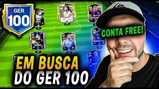 EM busca do GER 100 na CONTA free!! + pack open fc mobile 24