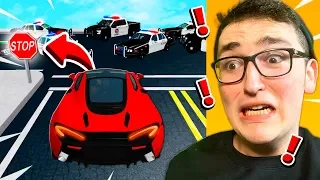 Playing VEHICLE SIMULATOR Without BREAKING LAWS! (Roblox)
