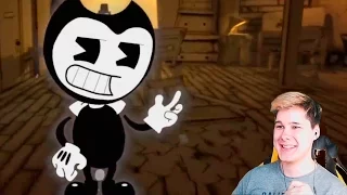 НЕ ПОДТАНЦУЙ И НЕ ПОДПОЙ ЧЕЛЛЕНДЖ - BENDY AND THE INK MACHINE SONG - DAGames РЕАКЦИЯ