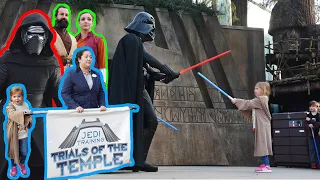 JEDI TRAINING | Darth Vader and Kylo Ren | Trials of the Temple | Disney World