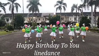 Happy Birthday to you ~linedance // Choreo, by Stacy ( INA)