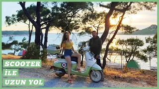 125CC SCOOTER MOTOR İLE UZUN YOL | 800 KM-ARTÇILI PEUGEOT DJANGO YOLCULUĞU | AYVALIK TURU-PART 1