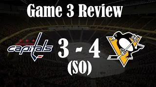 2021 NHL Season - Game 3: Washington Capitals vs. Pittsburgh Penguins REVIEW