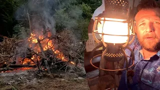 Big Brush Fire Leads To Thunderstorm In Old House!