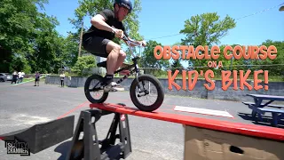 We Built A CRAZY Obstacle Course For Kid's Bikes!