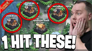 1 SHOT these 3 Clan Capital Districts! - Clash of Clans