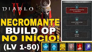 Diablo 4 Necromante Build Muito Forte no Início (Lv 1-50)