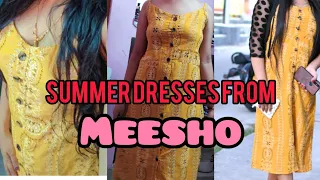 Summer Dresses from Meesho |Meesho western dress Haul|Affordable price | Latest collections#shorts