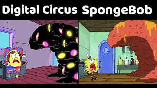 Spongebob vs Digital Circus: Kaufmo Attacked Bikini Bottom!