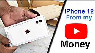 Buy iphone from youtube money ?| Finally iphone 12 from youtube money / iphone from youtube money