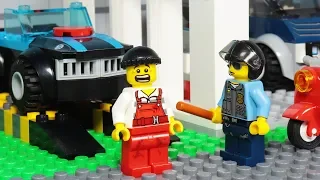 Lego Police Car Chase - Lego Robbery Fail