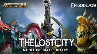 Gloomspite Gitz vs Idoneth Deepkin Age of Sigmar Battle Report - The Lost City Ep 9