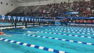 Leon Marchand 3:35.75 400y IM Prelims NCAA 2024