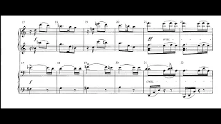 Arnold Schoenberg - Six Pieces for Piano Four Hands (1896) [Score-Video]