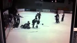 Koda Coleman Valencia Flyers Line Brawl