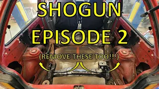Ford Shogun Build - Episode 2. Cutting up the Festiva.