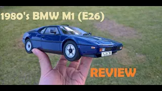 1980 BMW M1 (E26) Diecast Car Review (1/18 scale)