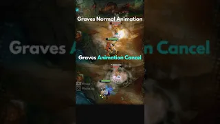 Graves Animation Cancel - LOL Tips And Tricks 💯 #LeagueofLegends #Shorts P