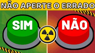 Sim ou Não🤫! Escolha um botão TikTok! Nível EXTREMO🚨| Jogo das Escolhas Quiz | Choose a button