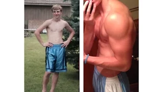 Garrett Metzger 8 Month Natural Body Transformation 16y Old