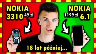 STARA NOKIA 3310 vs NOWA NOKIA 6.1 ◉_◉ *18 lat różnicy*