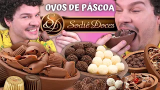 PROVAMOS OVOS DE PÁSCOA 2023 DA SODIÊ DOCES - Vale a pena?