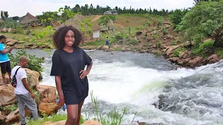 Busowoko Falls in Jinja, Uganda
