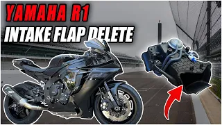 Yamaha R1 Intake Flap Removal & Delete! A MUST DO for your Air Box!