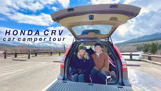 Honda CRV car CAMPER tour