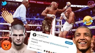 MMA Pros React to Floyd Mayweather TKOing Conor McGregor In Round 10