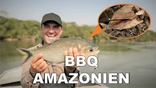 PÊCHE AUX LEURRES ET BBQ DANS LA JUNGLE ! -  (catch n' cook) - Cyril Chauquet