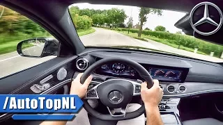 2017 Mercedes Benz E Class E350d POV Test Drive by AutoTopNL