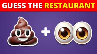 Guess The Fast Food Restaurant By Emoji?🍔🍟🍕 Fast Food Emoji Quiz