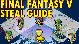 All Useful Stealable Items and How Stealing Works - Steal Guide - Final Fantasy V